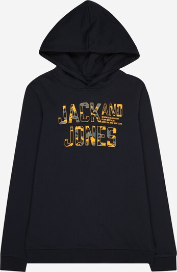 Jack & Jones Junior Sportisks džemperis 'PEACEWALKER', krāsa - haki / oranžs / melns, Preces skats