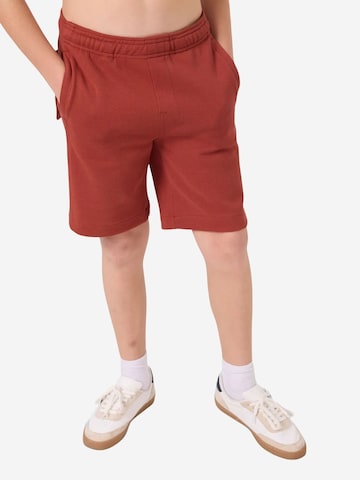 Tommy LifeHlače 'TOMMY Shorts aus Baumwollmischung' - crvena boja: prednji dio