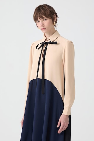 Touche Prive Jurk in Beige
