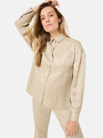 Tamaris Blouse in Beige: front