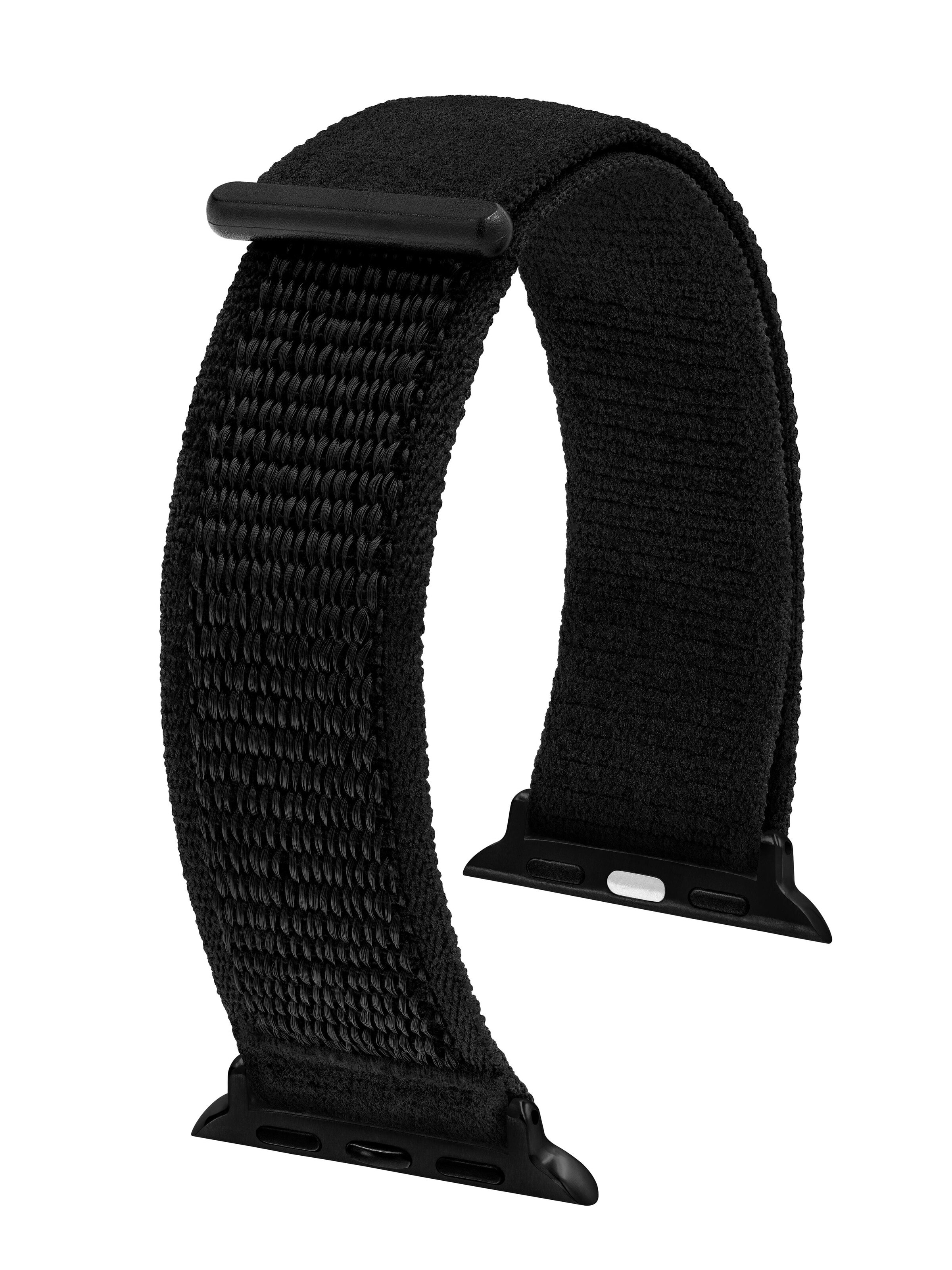 Orologio digitale 'Vocem for Apple Watch' di HIRSCH Armbänder in nero: frontale