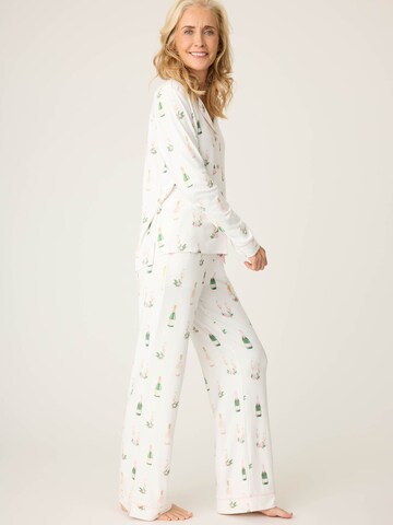 PJ Salvage Pajama ' Breakfast of Champs ' in White