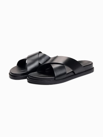 Ombre Pantolette‌‌ in Schwarz