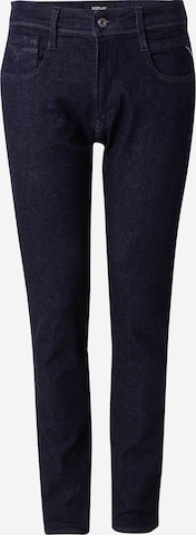 REPLAY Slimfit Jeans 'ANBASS' in Blauw: voorkant