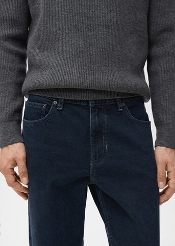 MANGO MAN Tapered Jeans 'Ben' in Blau