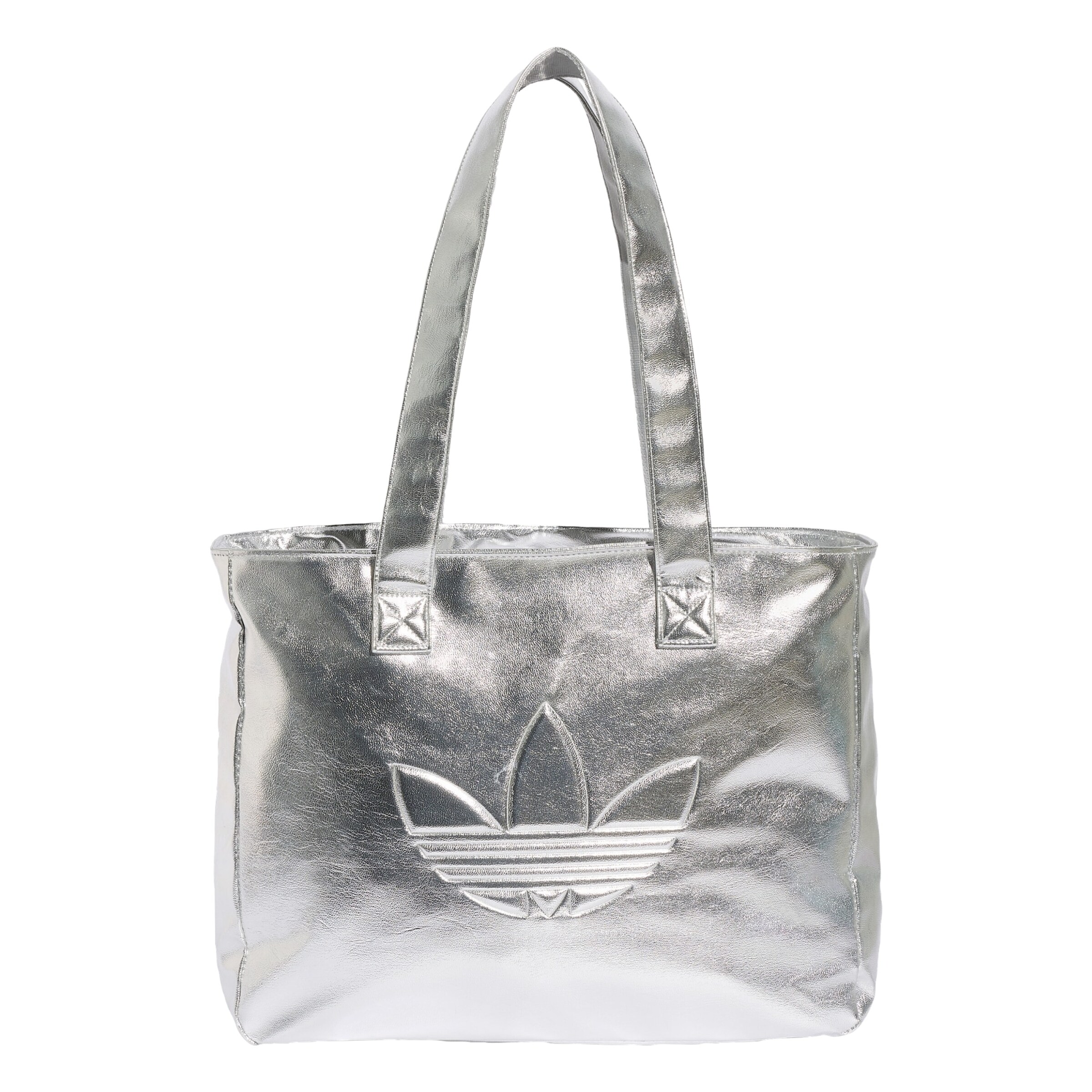 Cabas ADIDAS ORIGINALS en argent : devant