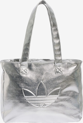 Cabas ADIDAS ORIGINALS en argent : devant