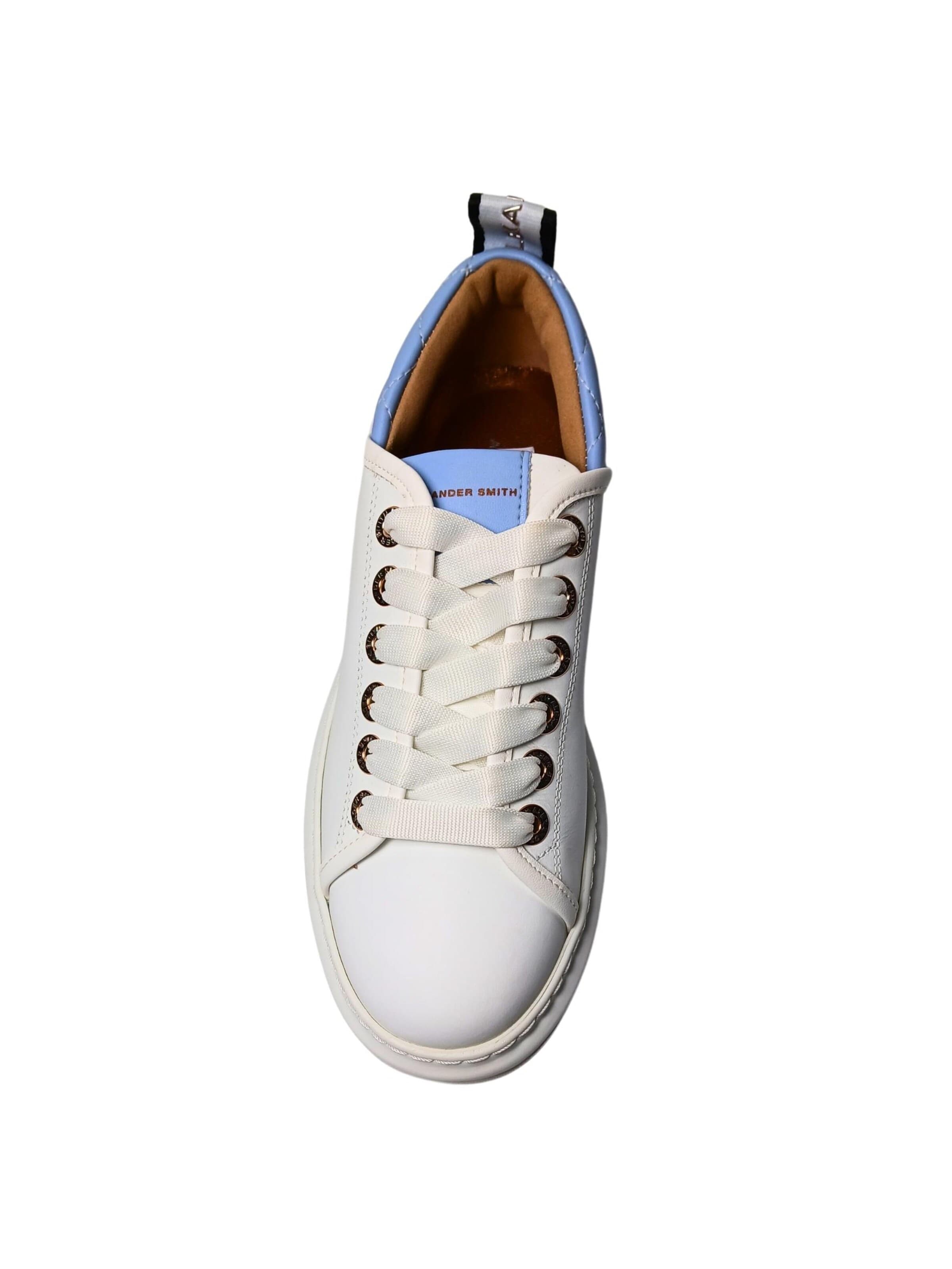 Chaussure à lacets Alexander Smith en blanc