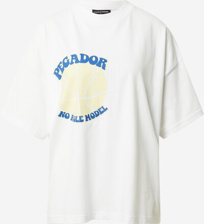 kék / világos sárga / fehér Pegador Oversize póló 'Tarzana', Termék nézet