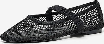 Bershka Nauhaballerina värissä musta: etupuoli