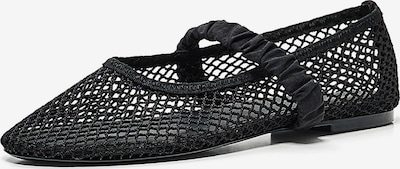 Bershka Nauhaballerina koossa 36 värissä musta, Tuotenäkymä