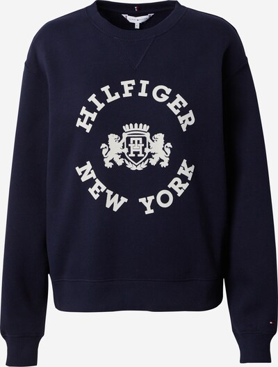 TOMMY HILFIGER Sweater majica u mornarsko plava / bijela, Pregled proizvoda
