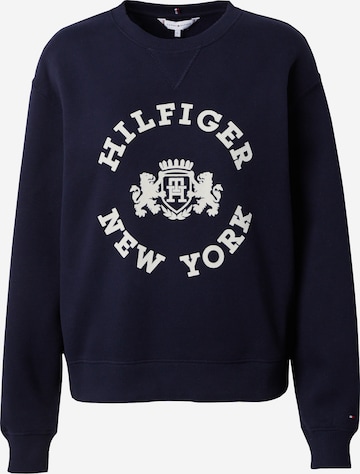 TOMMY HILFIGER Sweatshirt in Blauw: voorkant