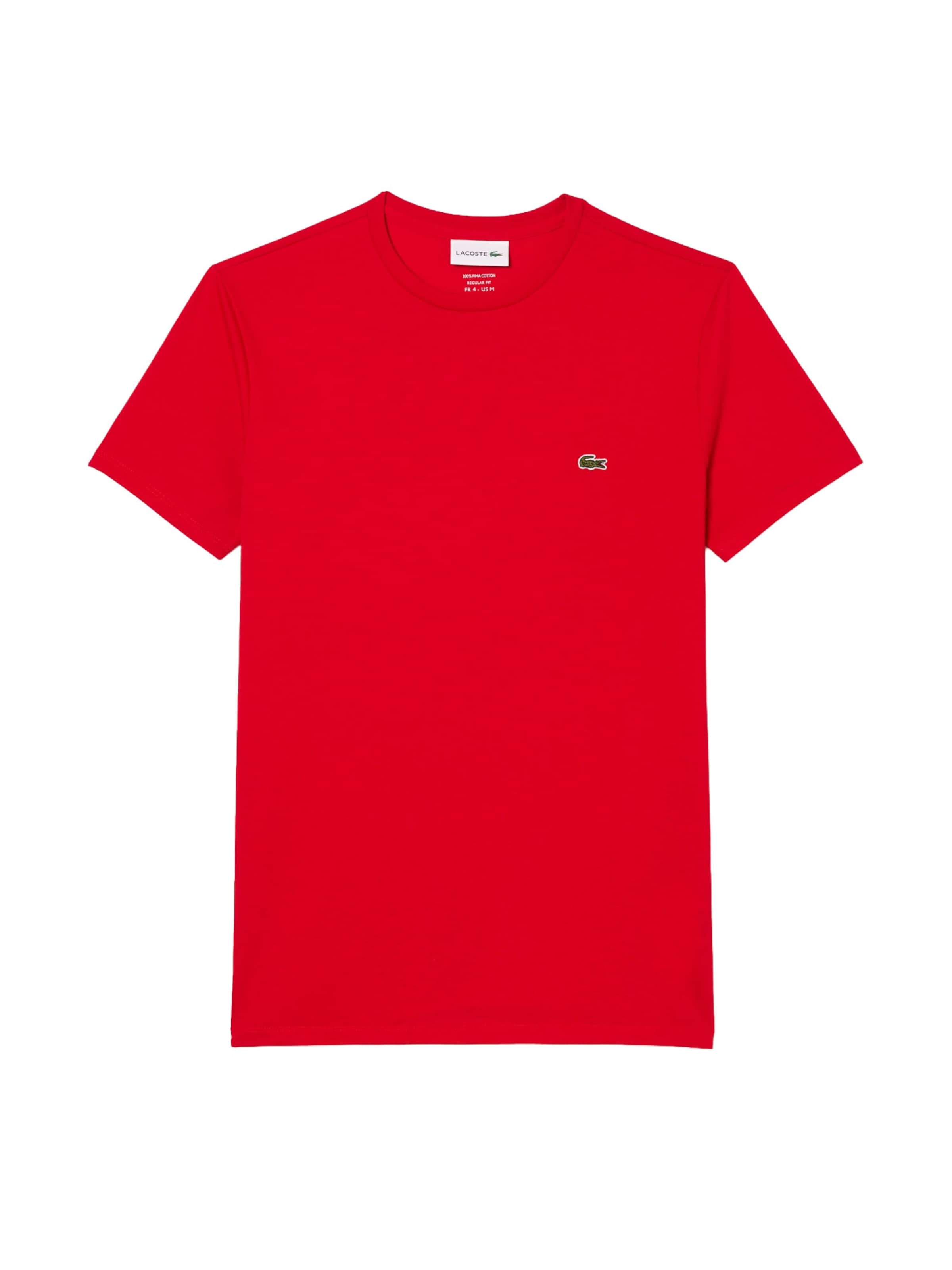 Maglietta di LACOSTE in rosso: frontale