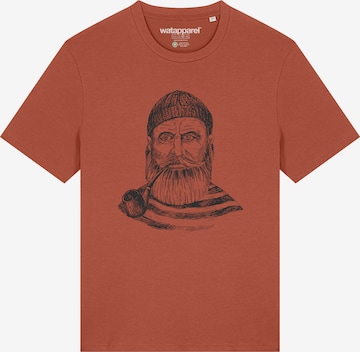 Maglietta 'Kapitän' di Watapparel in rosso: frontale
