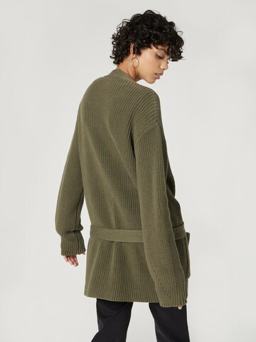 A LOT LESS Knit Cardigan 'Greta' in Green