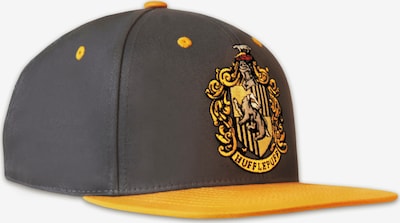 LOGOSHIRT Cap 'Harry Potter – Hufflepuff' in gelb / grau, Produktansicht
