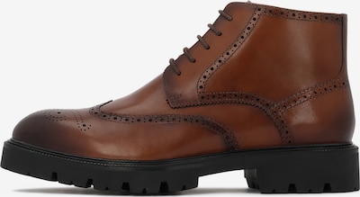 Auliniai batai su raišteliais iš Kazar, spalva – ruda (konjako), Prekių apžvalga