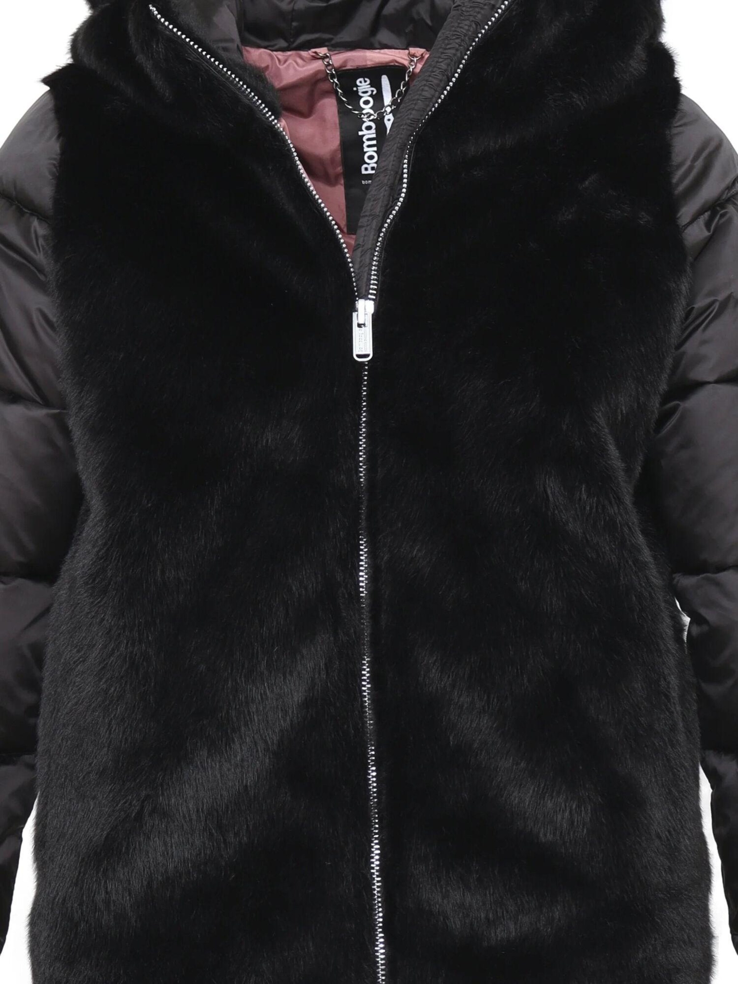 BOMBOOGIE Winterjacke 'FURRY'‌‌ in Schwarz