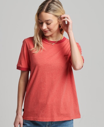 Superdry Shirt 'Ringer' in Orange: front