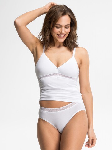 Maillot de corps 'Feelin'fine' SPEIDEL en blanc : devant