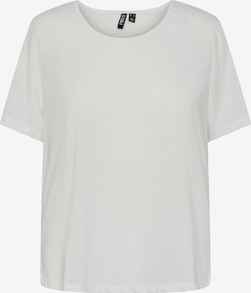 T-shirt 'SYLVIE' PIECES en blanc : devant