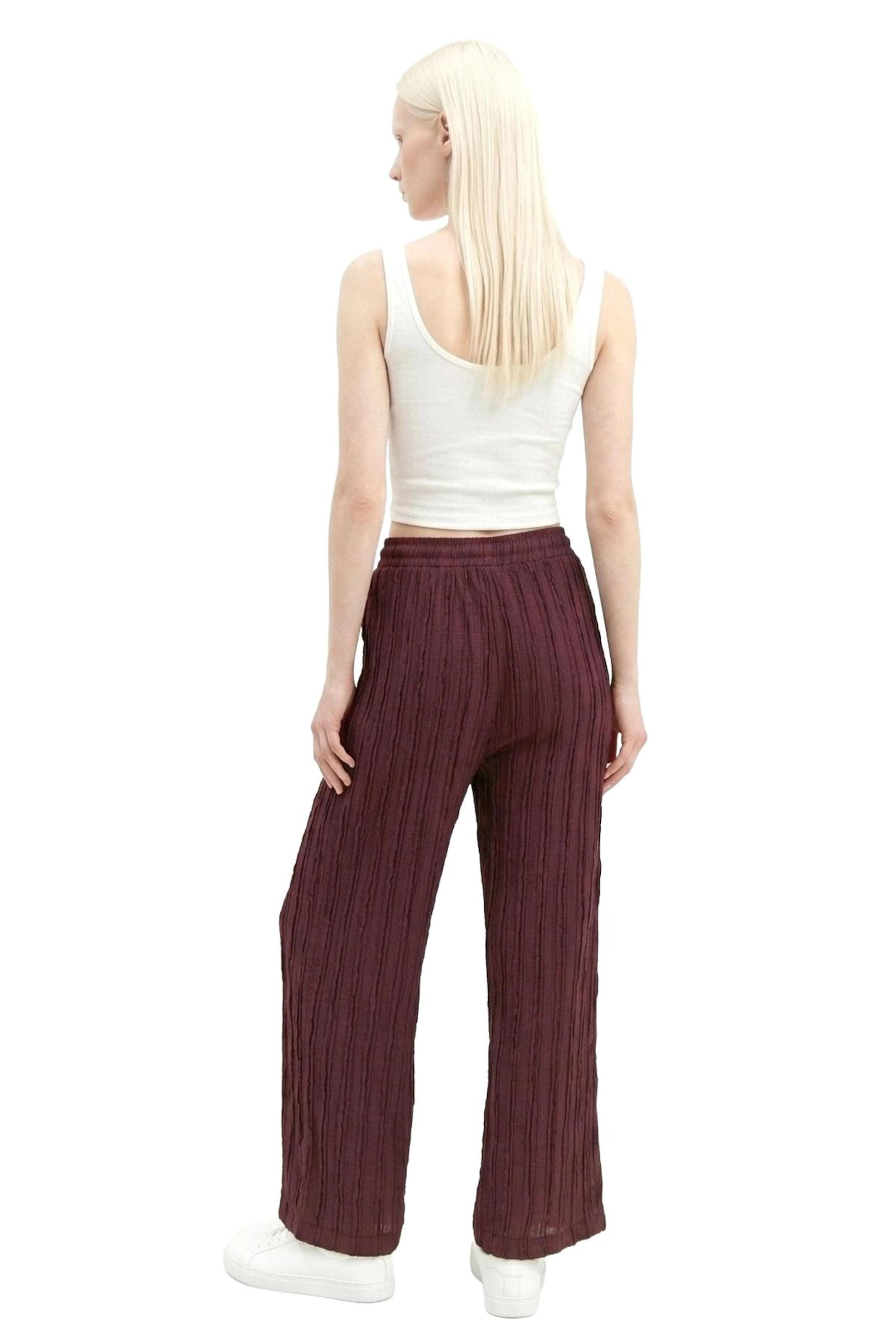 No Matter What Loose fit Trousers in Red