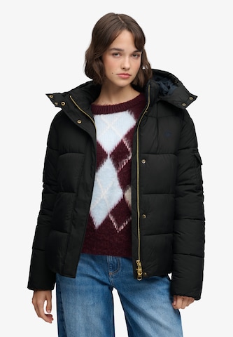 Superdry & Co Winterjas in Zwart: voorkant