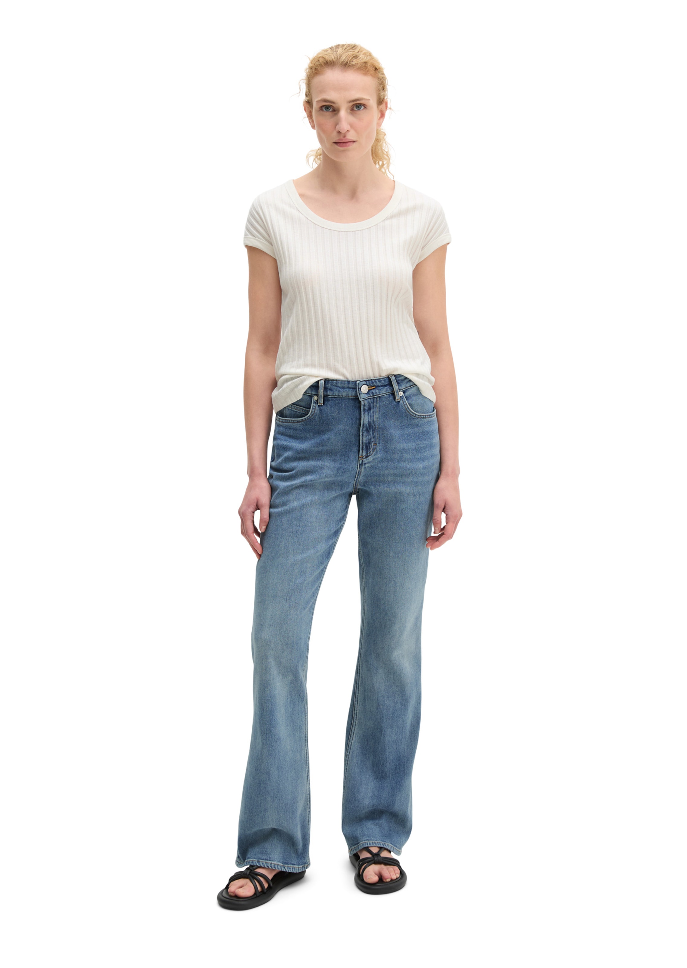 Marc O'Polo Flared Jeans 'Kiruna' in Blau