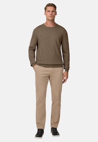 Regular Pantalon à plis Boggi Milano en gris