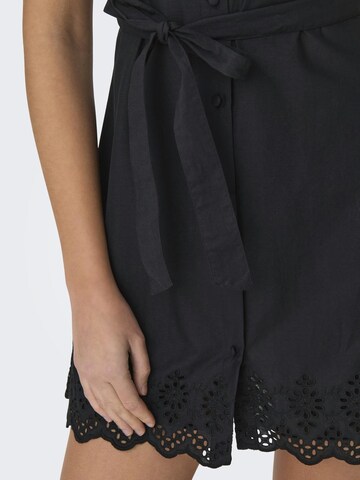 Robe-chemise 'LOU' ONLY en noir