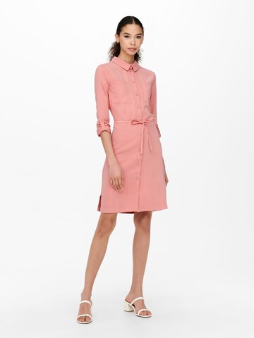 Robe-chemise ONLY en rose