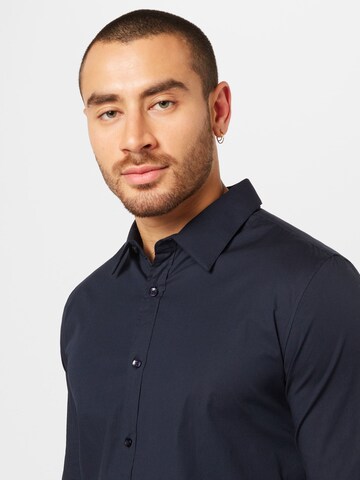 MEXX Regular fit Button Up Shirt 'BOB' in Blue