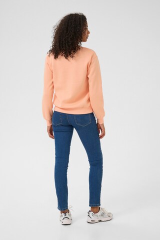 Kaffe Sweatshirt 'Viola' in Orange