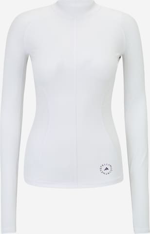 ADIDAS BY STELLA MCCARTNEY - Camiseta funcional 'True Purpose' en blanco: frente