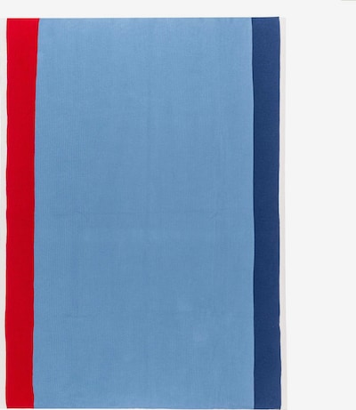 TOMMY HILFIGER Plaid 'NEWPORT' in 130_x_170_cm in blau / rot / weiß, Produktansicht
