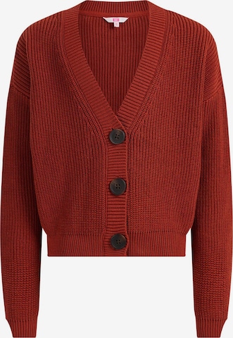 Cardigan WE Fashion en marron : devant