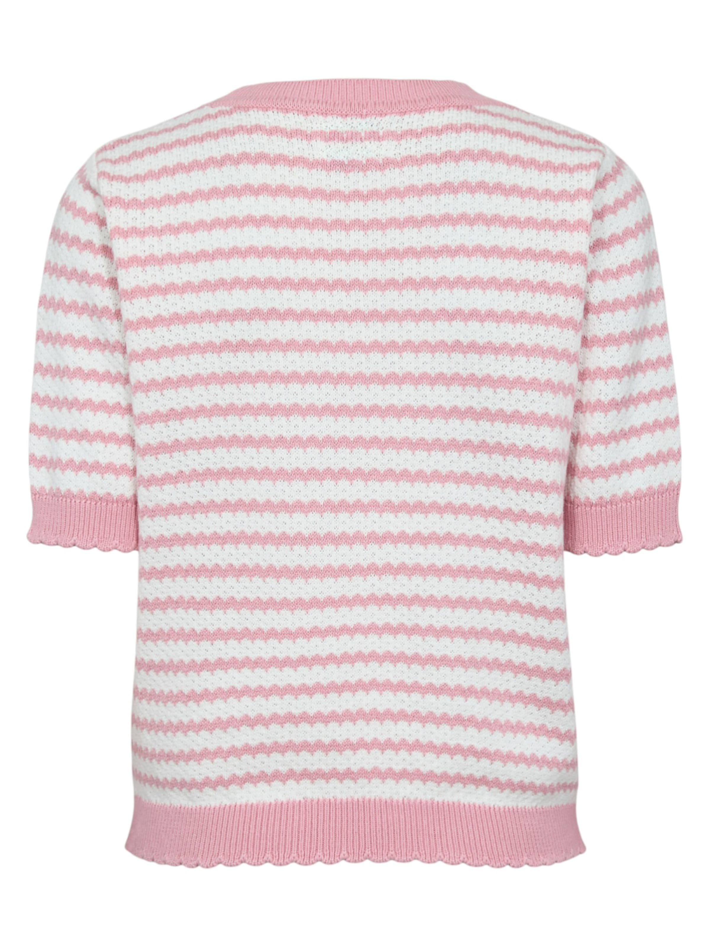 NÜMPH 3/4 Ärmel-Strickpullover 'NUMARI PULLOVER' in Pink