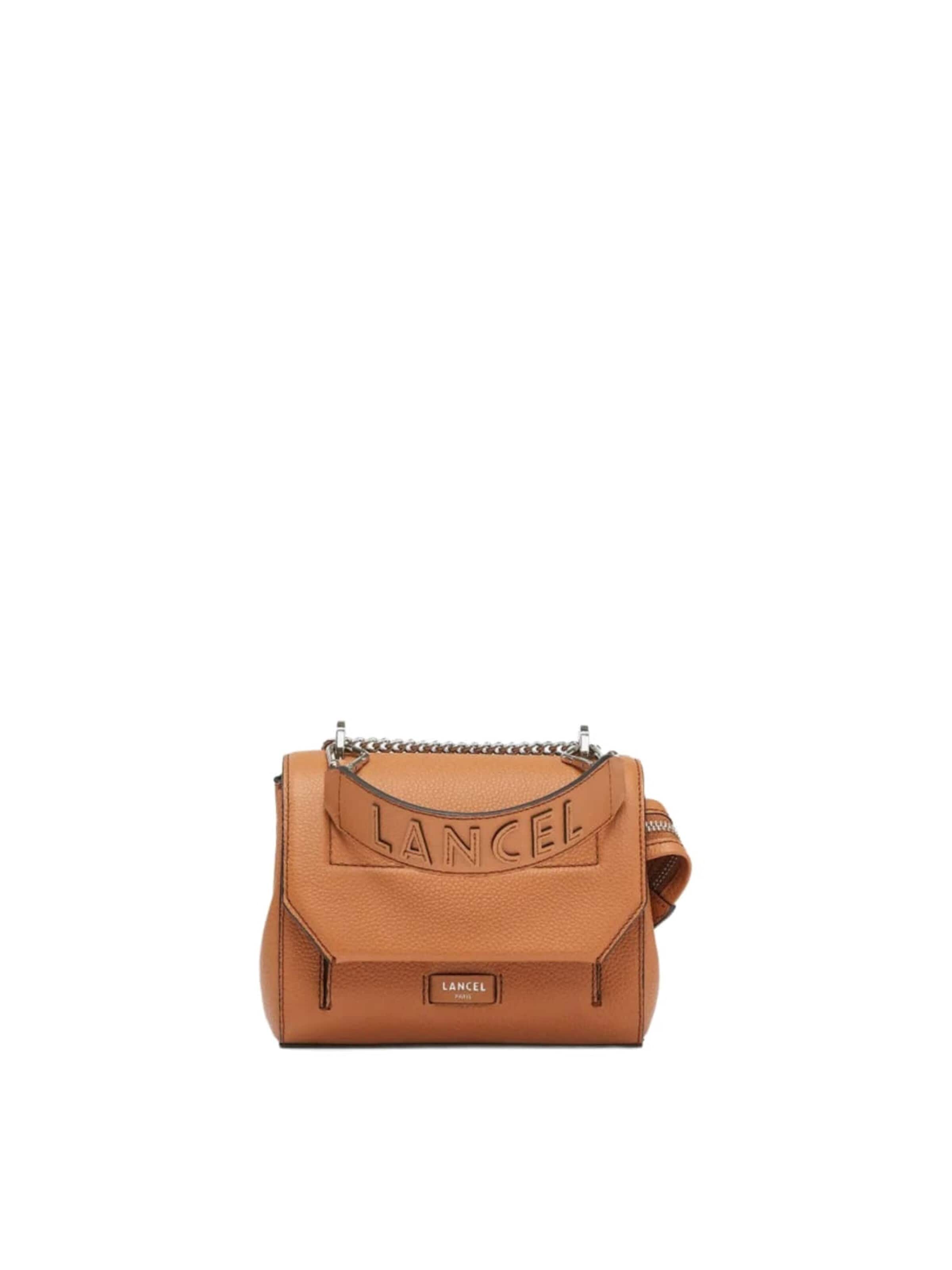 Lancel Crossbody Bag 'Lancel Sac Rabat S Ninon Camel' in Brown: front