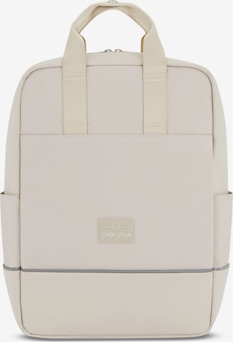 Johnny Urban Backpack 'Jona Medium Bike' in Beige: front