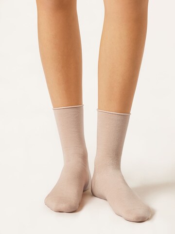 CALZEDONIA Socken in Beige: Vorderseite