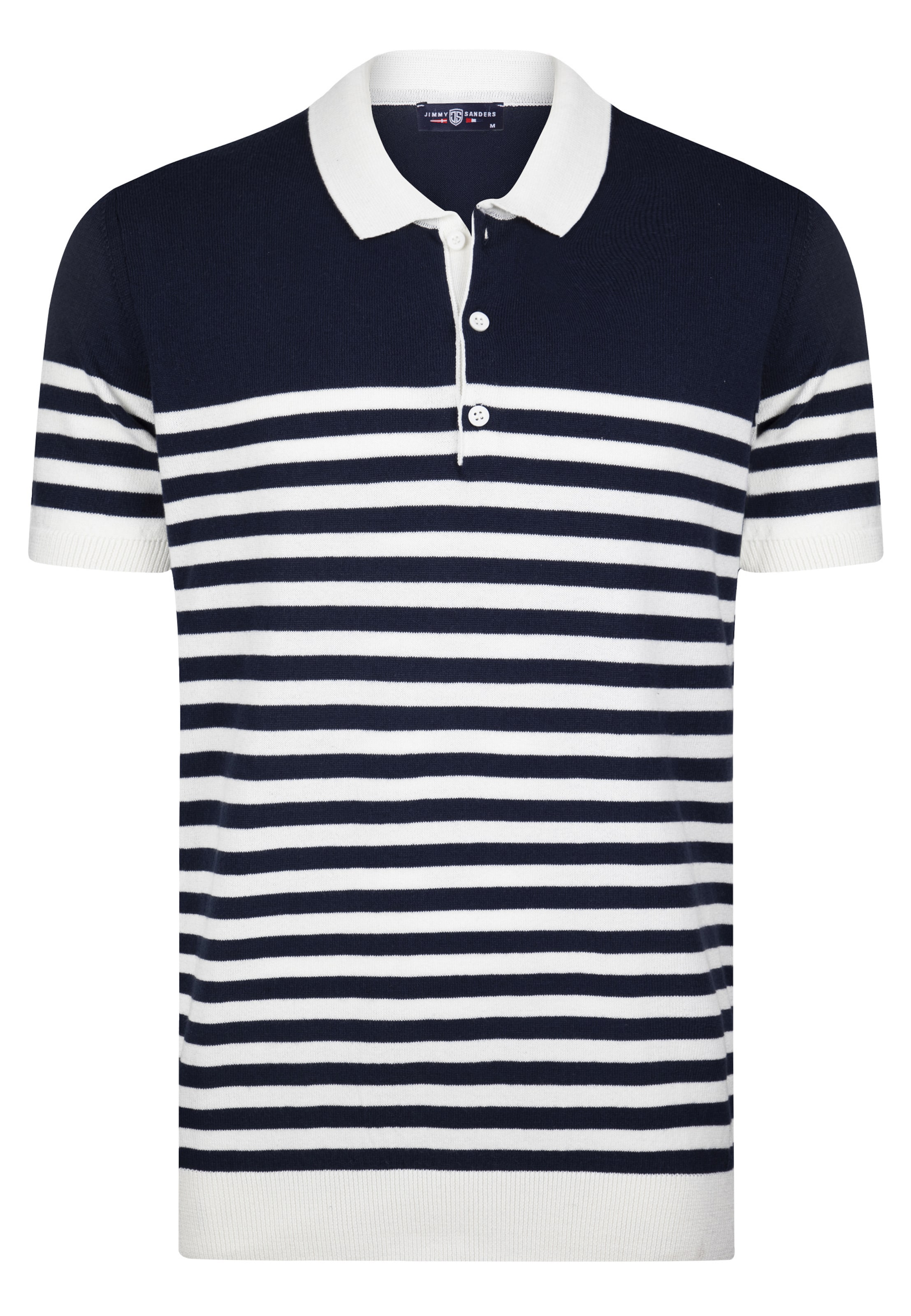 Jimmy Sanders - Camisa em azul: frente