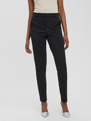 VERO MODA Tapered Pants 'Lucca Lilith' in Black: front