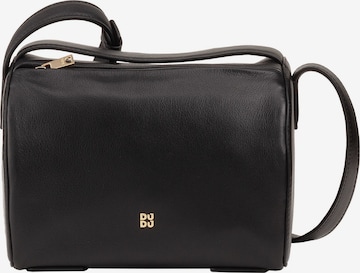 DuDu Umhängetasche in Schwarz: Vorderseite