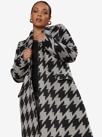 Chi Chi London Between-Seasons Coat in Grey