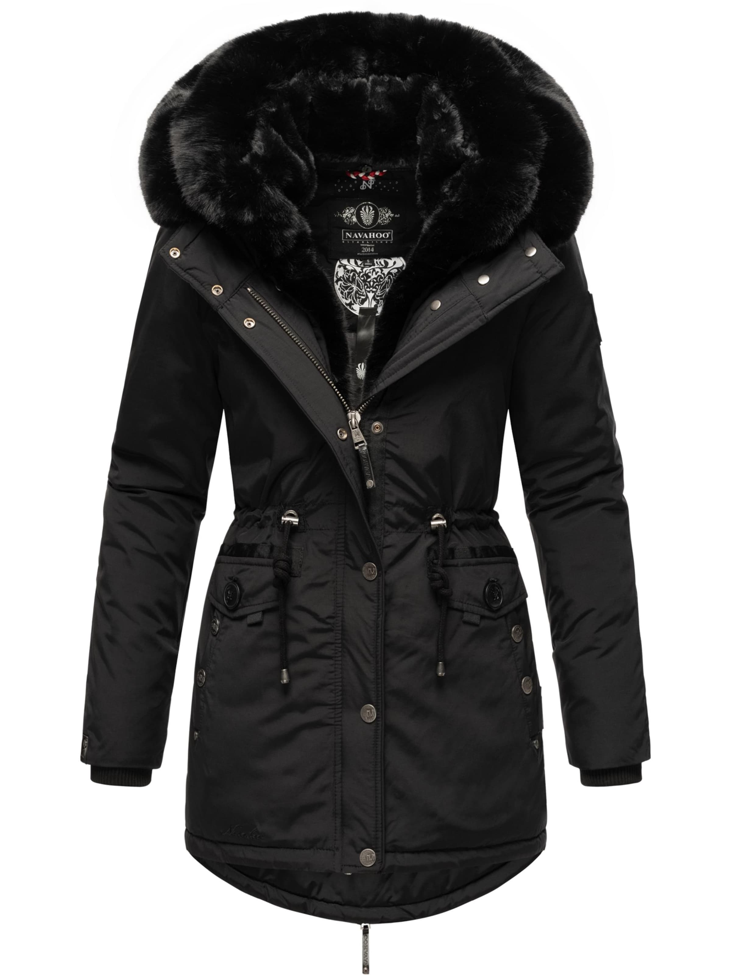 Parka invernale 'Sweety Deluxe' di NAVAHOO in nero