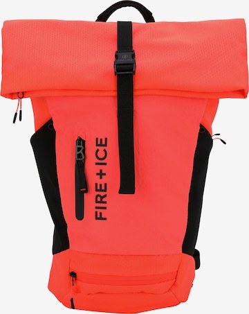 Fire+Ice Backpack 'Park City Ive' in Orange: front
