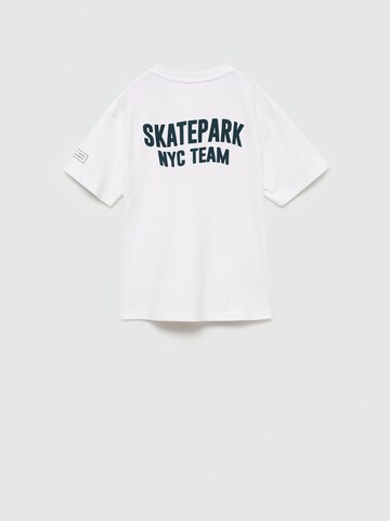 MANGO KIDS T-Shirt 'TEAM' in Beige