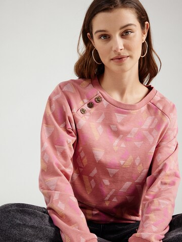 Ragwear Sweatshirt 'DARRIA' in Roze