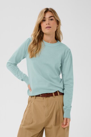 SAINT TROPEZ Sweater in Green: front